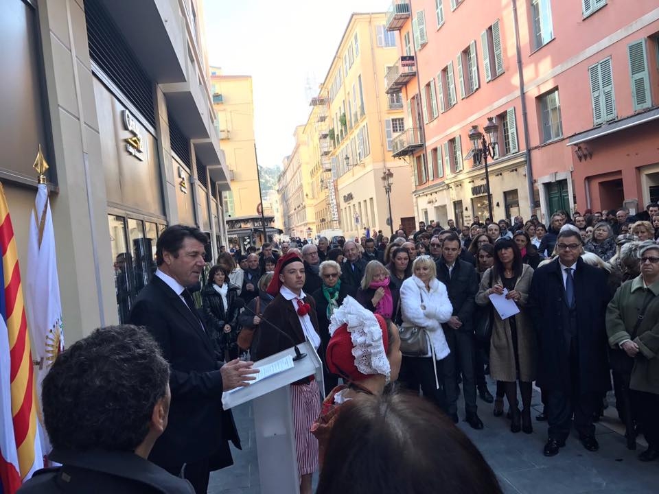 Inauguration de la rue Alexandre Mari